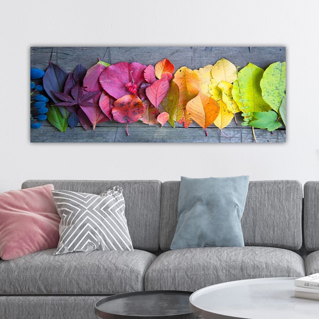 Wallity, YTY225335341_3080- TNS1382, Bunt, Leinwandbilder, 30 x 80 cm, 100% Leinwand