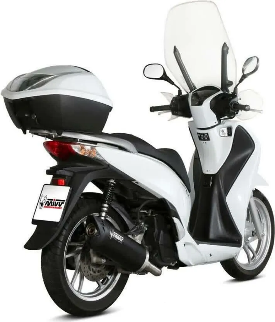 Ligne d'échappement Scooter MIVV Mover Noir pour HONDA SH 150 i 2013-16