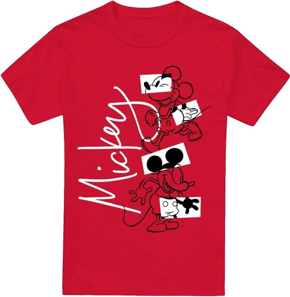 Disney - T-Shirt für Herren TV3412 (XL) (Rot)