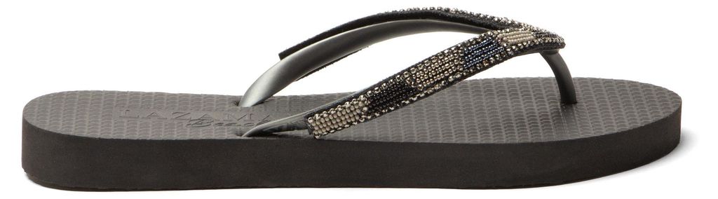 Lazamani Fraser Beach Damen Flip Flops Black Größe 37/38