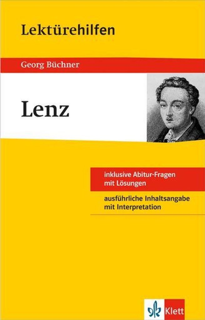 Klett Lektürehilfen Georg Büchner \Lenz\""