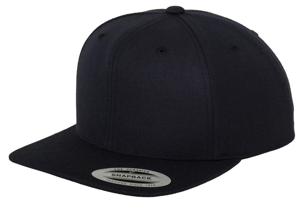 Yupoong - "Classic" Snapback Mütze FK1901 (Einheitsgröße) (Dunkel-Marineblau)
