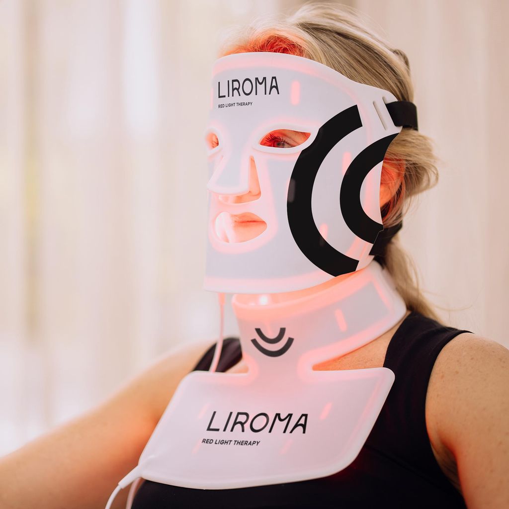 LIROMA® Masque LED visage lumière rouge & infrarouge – 7 Image du produit 