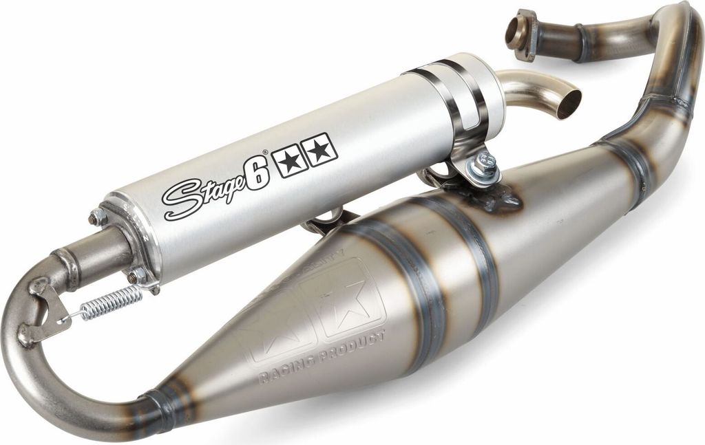 Stage6 Auspuffanlage Stage6 Pro Replica MK2 mit Zulassung kompatibel mit Piaggio