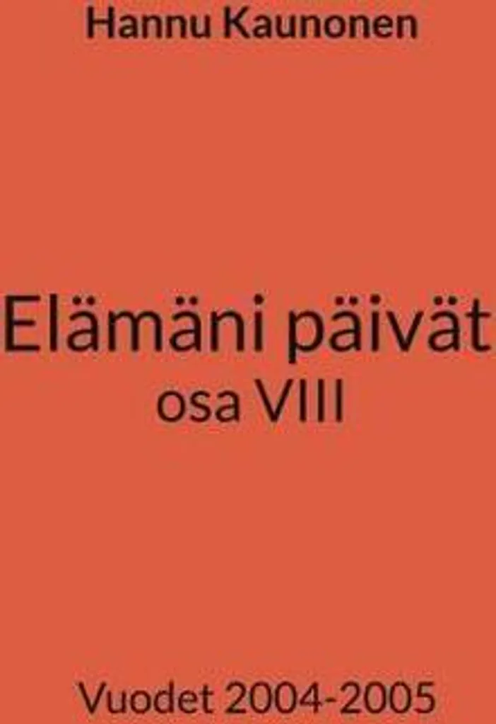 Mémoires Elämäni Päivät Osa VIII : Édition Collector Finitions de Luxe