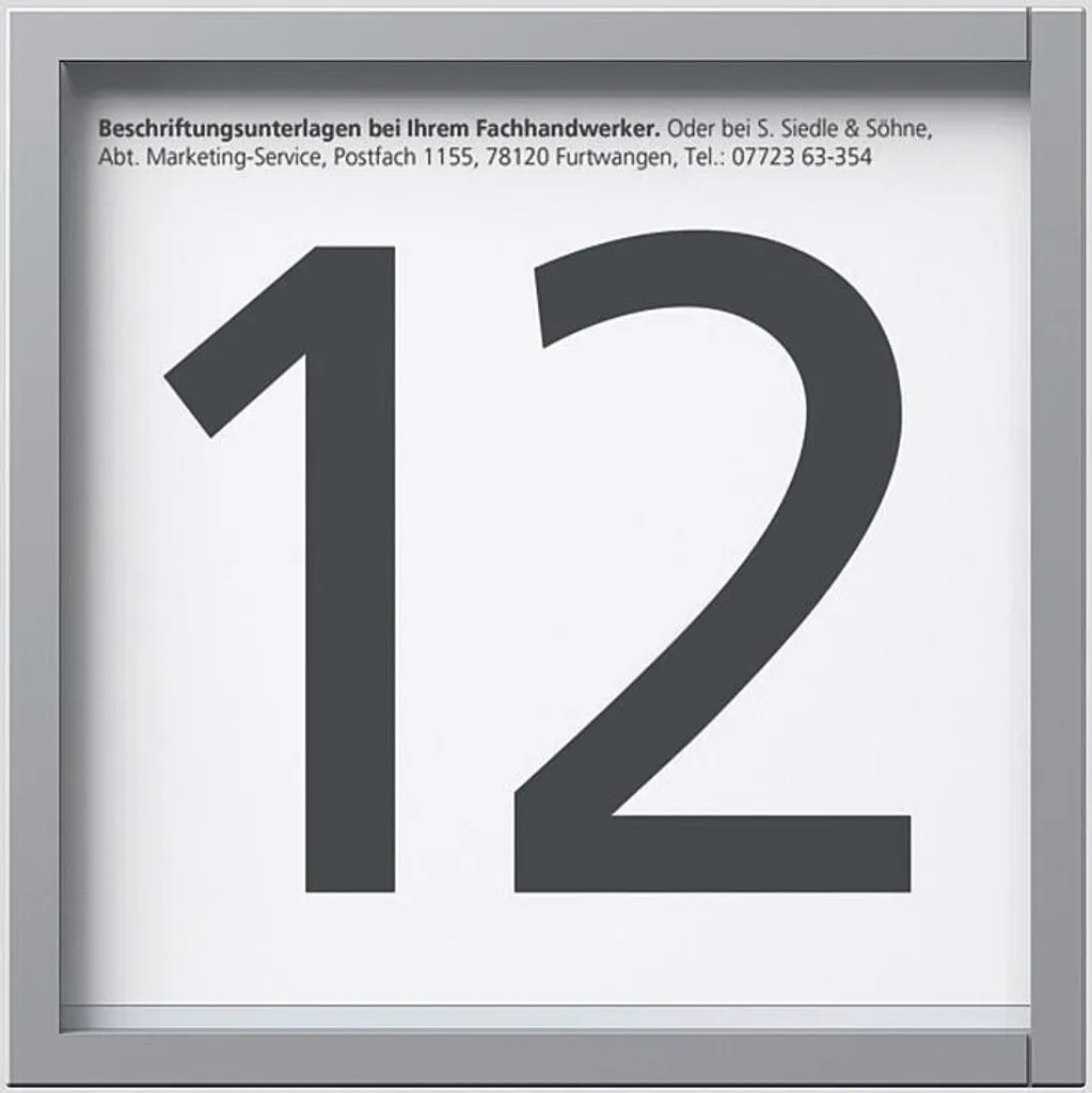 Rénovation Interphone : Module Info Siedle IM612-0SM Argent 99x99x26mm