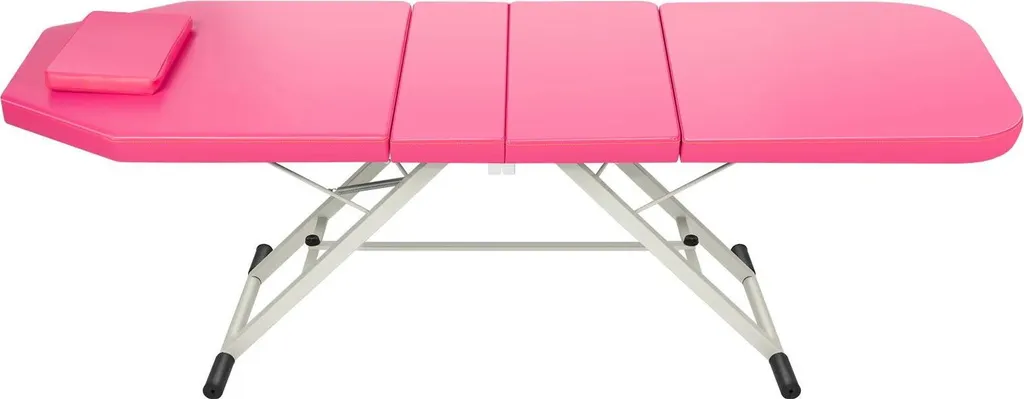 Table de massage portable rose stable et légère pour éviter le mal de dos