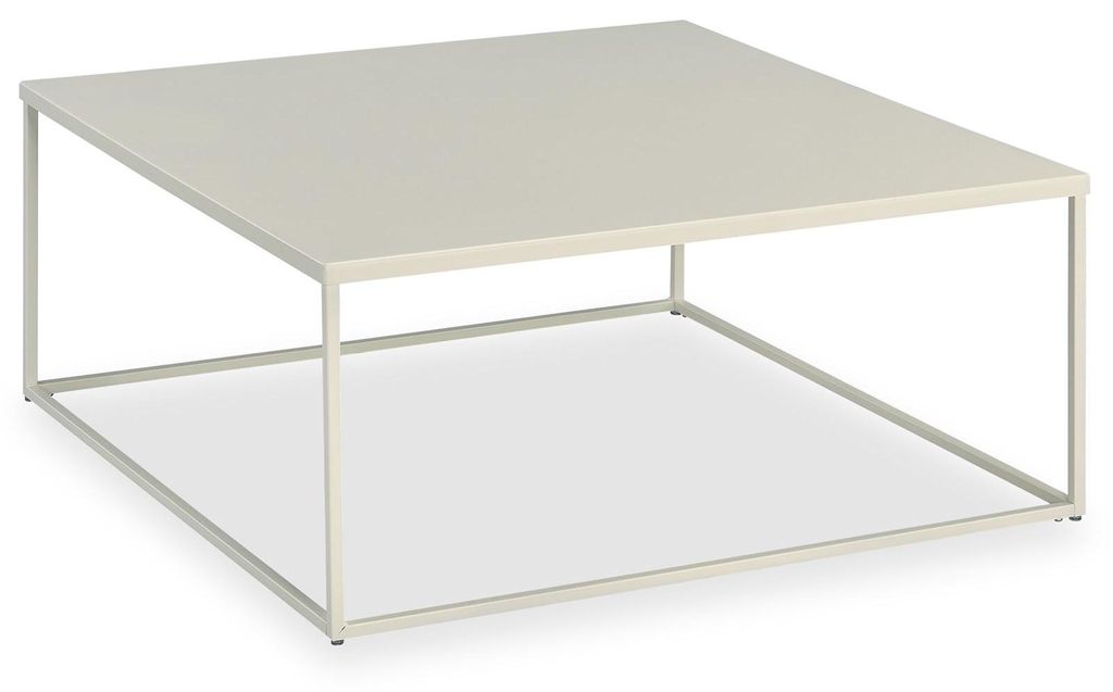 Couchtisch HILAR 80 x 80 cm aus pulverbeschichtetem Metall Produktbild 