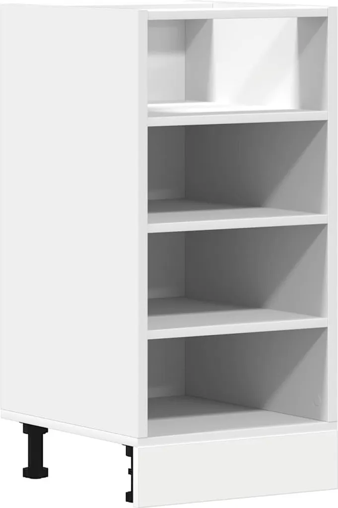 Armadietto Inferiore Bianco 40 cm Riga White - Mobiletto Multiuso Legno