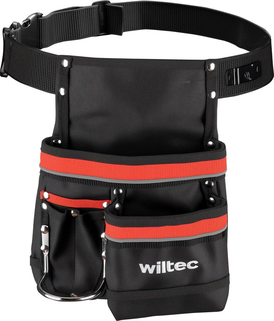 Wiltec Ceinture porte-outils, 25 x 30 cm – Capacité de 15 Image du produit 
