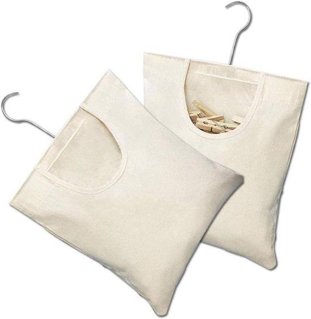 Wandwaschhaken für Schlafzimmer - 2 Stück Wandwaschhaken Aufbewahrungsbeutel - Wandwaschhaken mit Klammer - 32 x 27 cm Wandwaschhaken