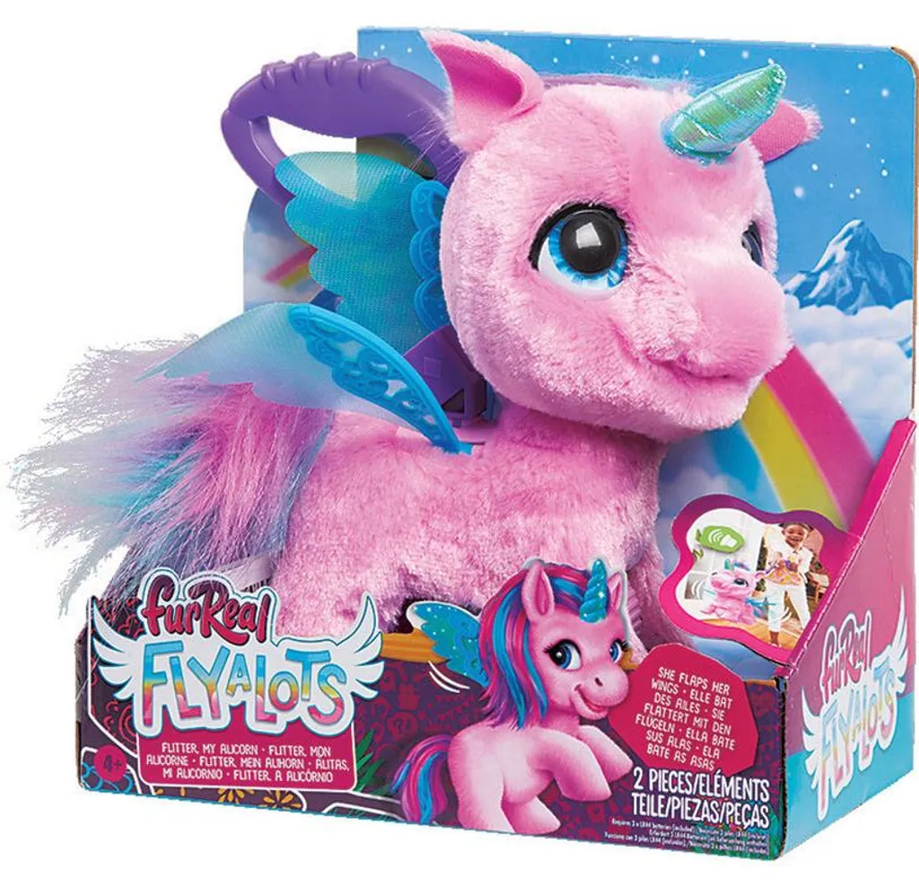 Peluche Alihorn furReal Fly-A-Lots avec Ailes Mobiles et Sons Magiques