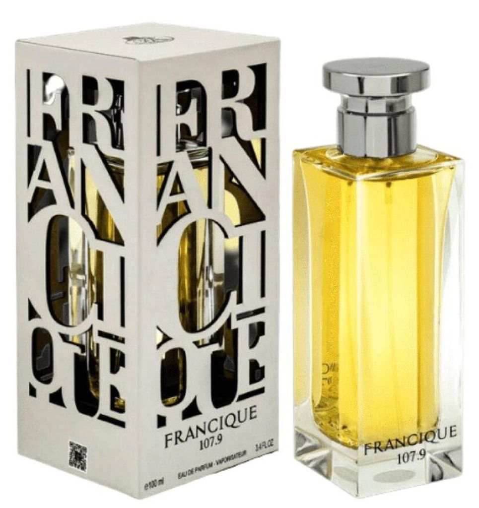 Fragrance World Francique 107.9 Eau de Parfum, 100 ml Productafbeelding 