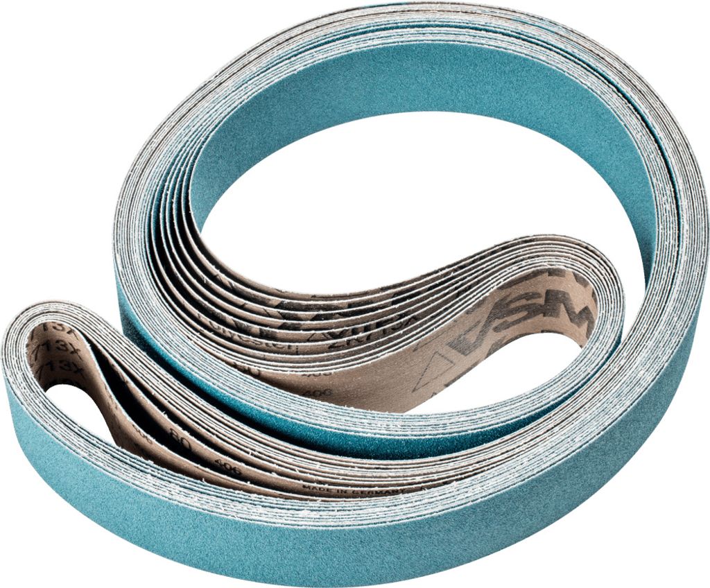 PFERD TOOLS Zirkon Schleifband BA 50x2000mm Z80 für hohen Abtrag mit Bandschleifer