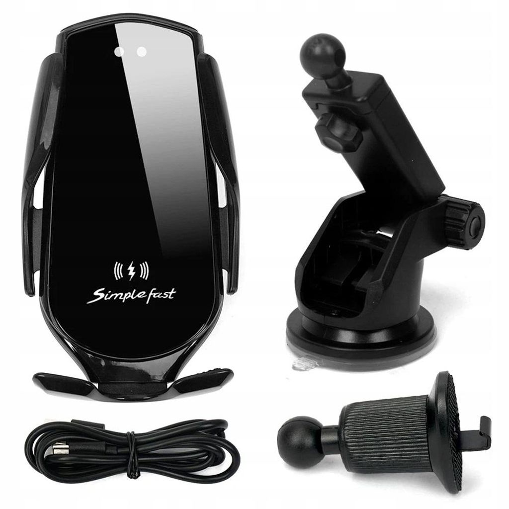 Handyhalterung Auto mit Ladefunktion, Automatische Klemmung Induktive Ladestation Auto Kfz Ladegerät Zubehör Wireless Charger Car Smartphone Halt...