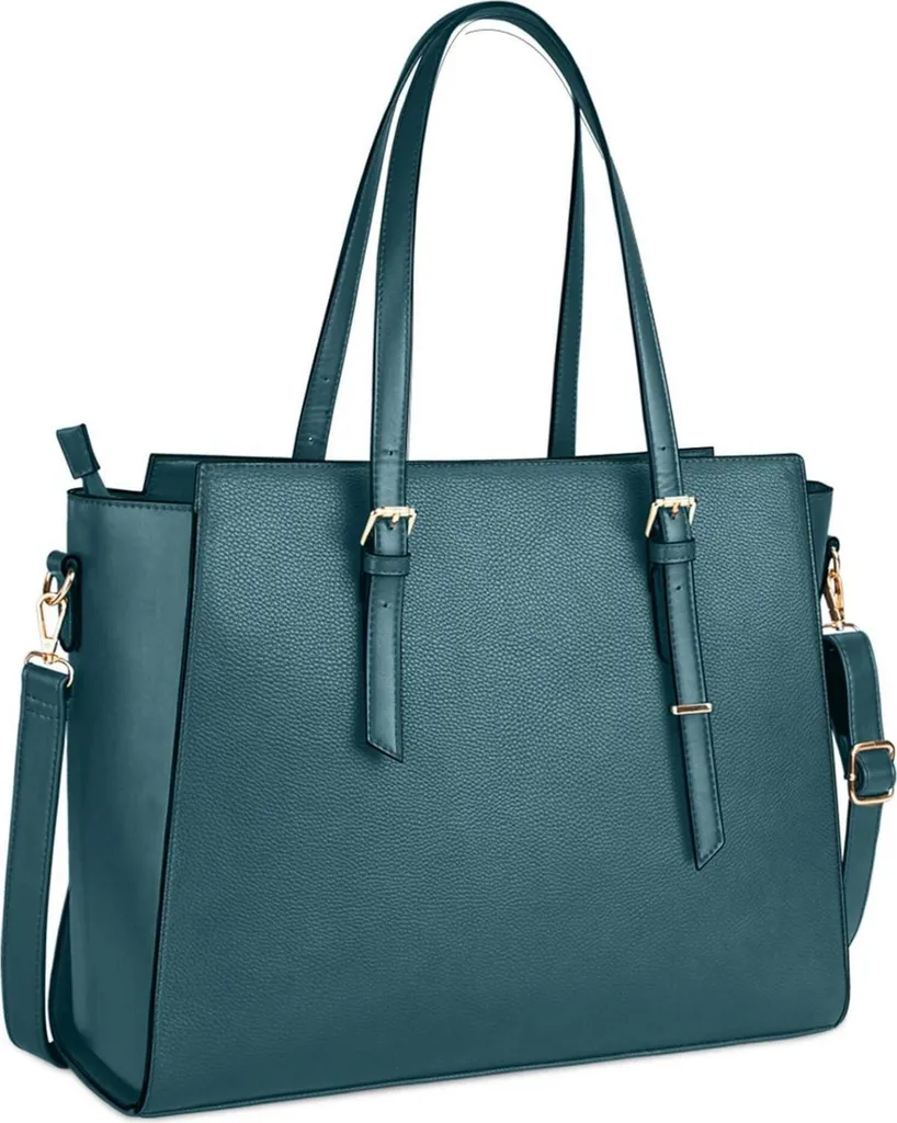 Grand Sac Cabas Femme Noir pour Ordinateur 15.6 Pouces Chic Chic
