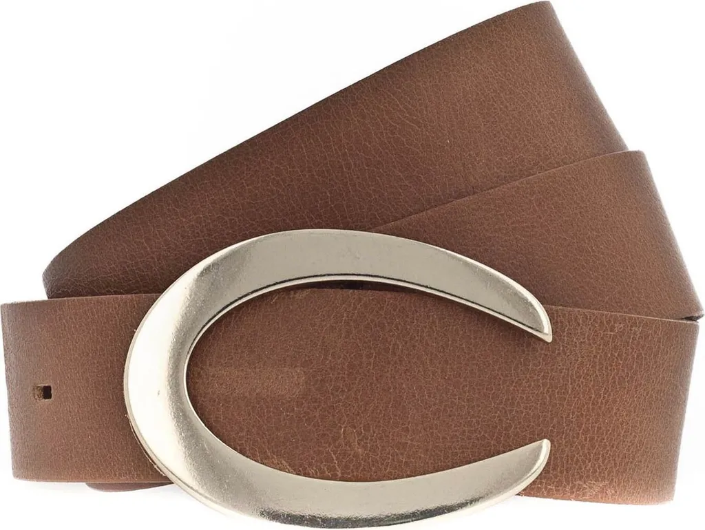Vanzetti Cintura Donna Pelle 30mm W110 Cognac - Made in Germany