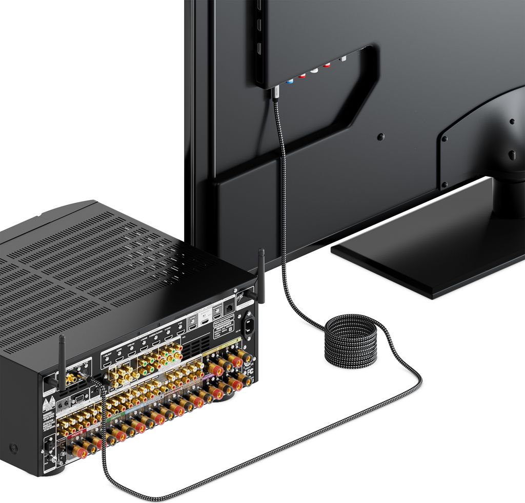 deleyCON 3m Toslink Kabel Optisches Digital Audio Kabel mit Produktbild 4