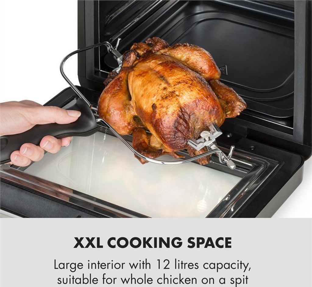 Klarstein Gabbia Per Bistecche In Acciaio Inox Per AeroVital Cube Chef: Accessorio Per Cottura Perfetta A 360° - 3