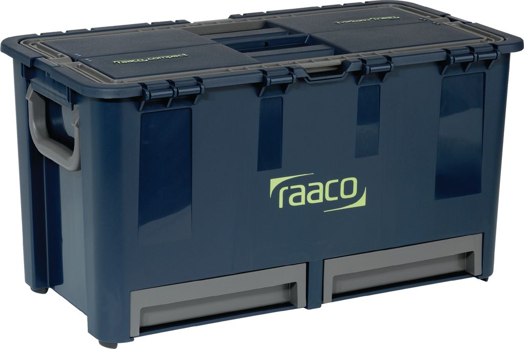 Raaco Werkzeugkoffer Compact 47 mit 7 Einsätzen 136600