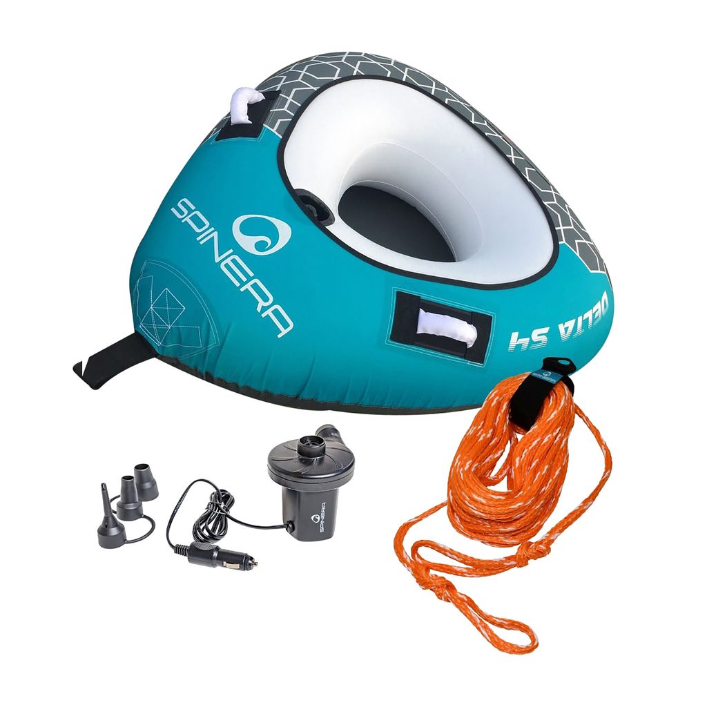 SPINERA DELTA Package Towable Dreiecks Tube für 1 Person Reifen Schleppring Ring