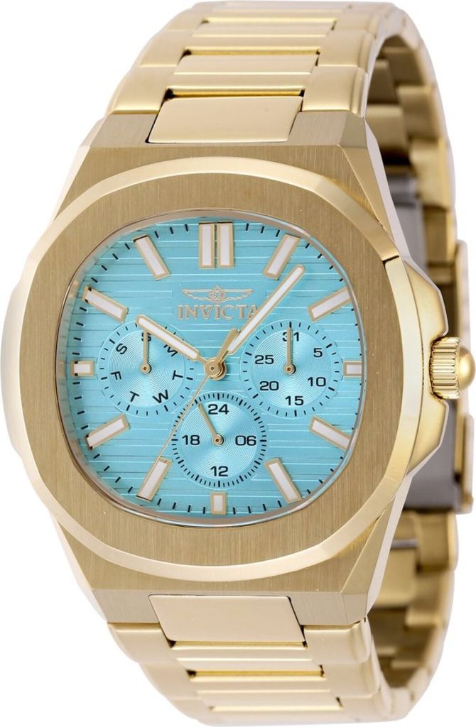Invicta Speedway 48522 Herren Uhr - Quartz Bewegung - Edelstahl mit Blauem Zifferblatt - 41 mm