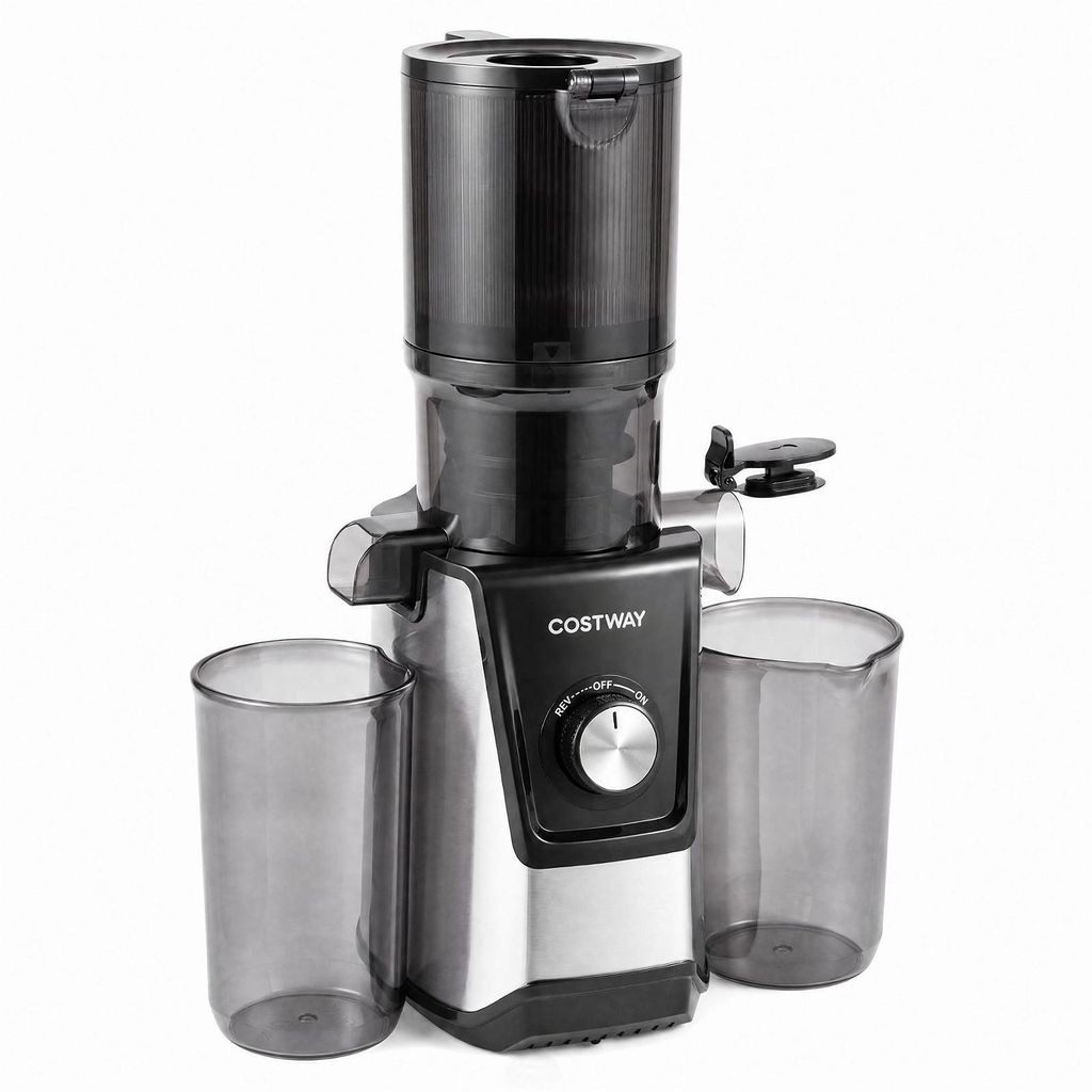 COSTWAY Juicer, 160W, slowjuicer met een vulopening van 110 Productafbeelding 
