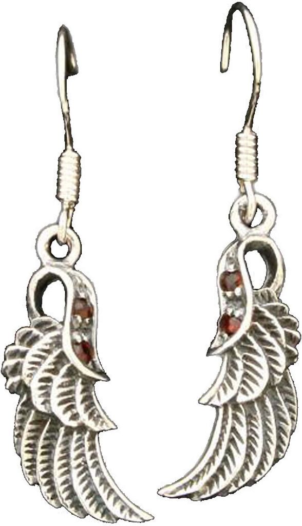 Ohrhänger, Ohrringe Engelsflügel Schmuck 925er Silber