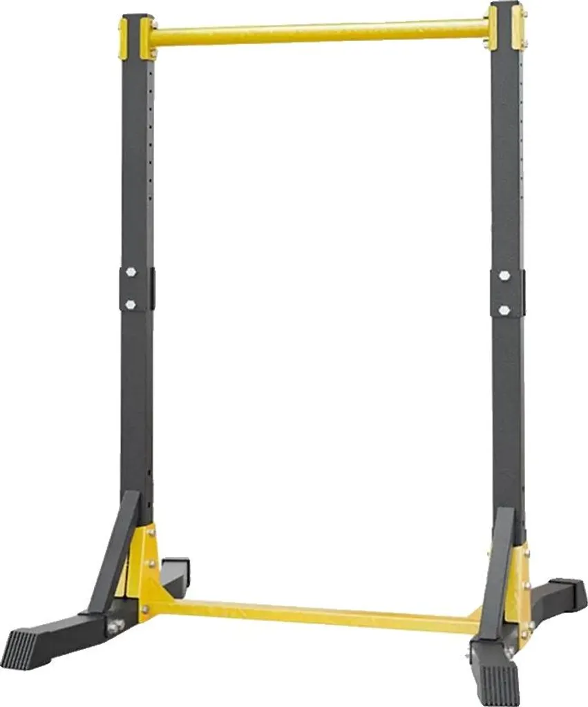 Barre de traction réglable en hauteur, équipement de fitness noir mat