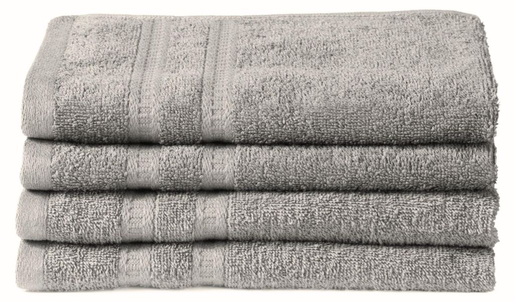 Schiesser Gästetuch Miro im 4er-Set | 100 % Baumwolle | Produktbild 