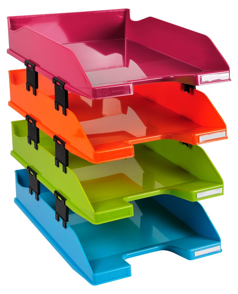 Exacompta 113298SETD Set di 4 vaschette porta lettere COMBO Immagine del prodotto 
