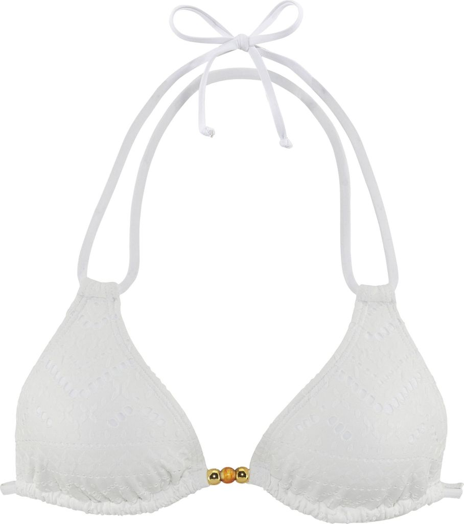LASCANA Triangel-Bikini-Top creme Größe 38 Cup A/B