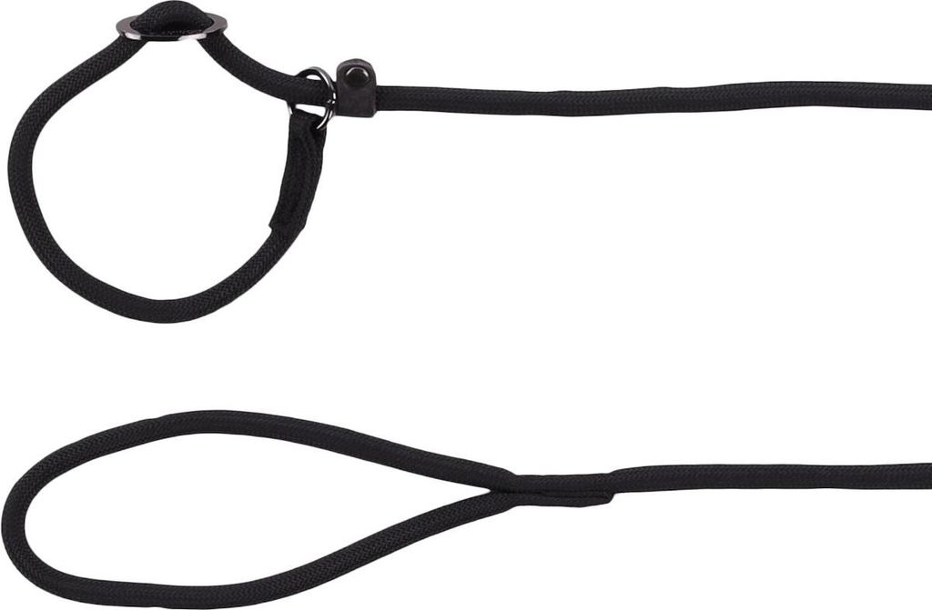 Flamingo Aiden Anti-pull Leine Schwarz 1.30m x 6mm Schwarz Produktbild 
