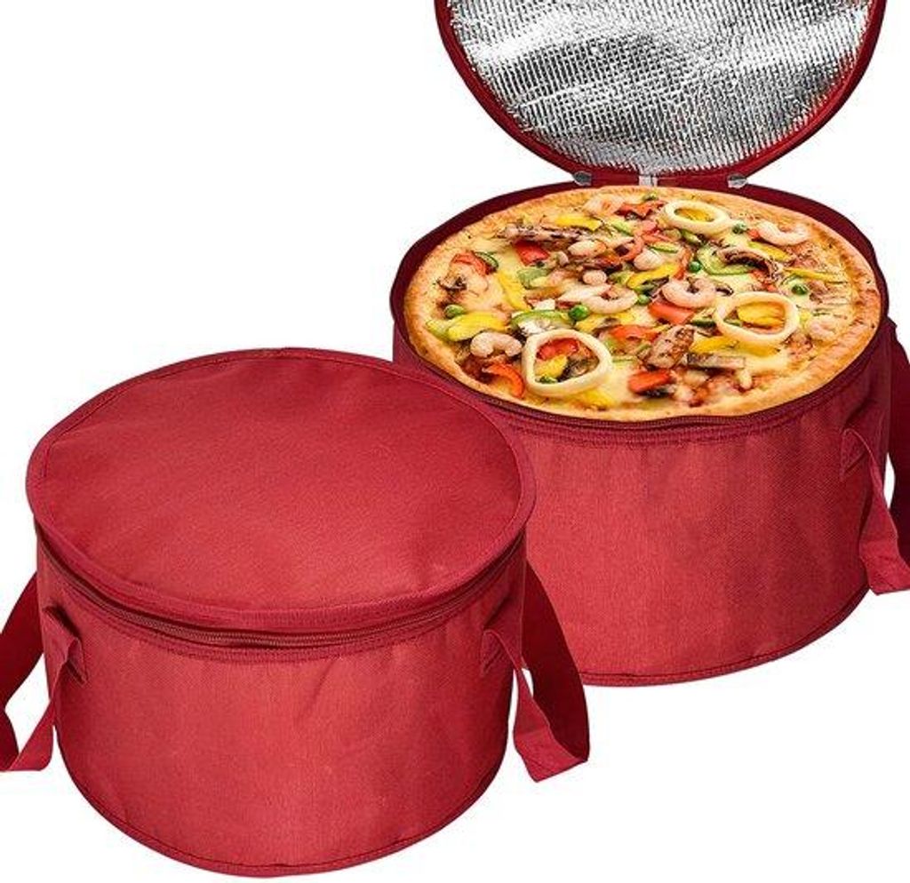 2 runde, thermische, rote, herstellbare Lunchtassen