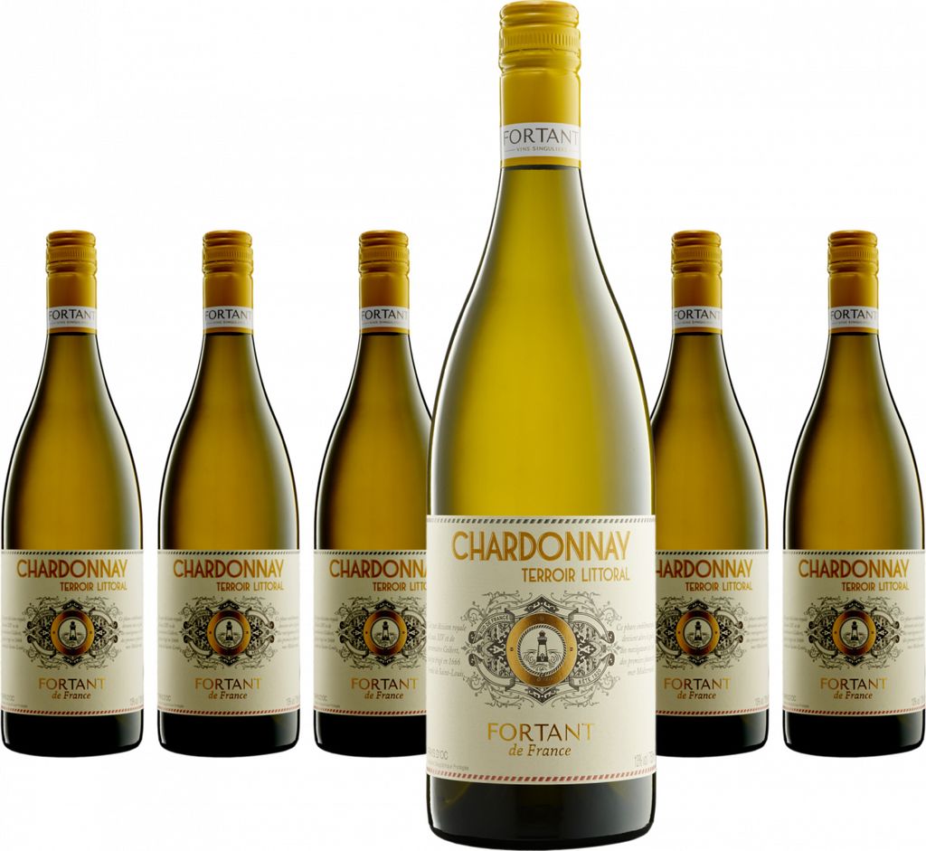 6 x Fortant de France Chardonnay Littoral