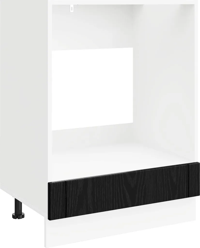 Armoire de cuisine Lucca chêne noir 60 x 46 cm - Rangement élégant