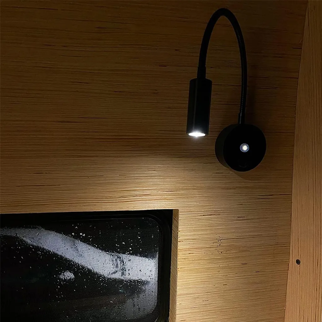 2 Lampade LED da Parete per Interni Camper - Luce Notte Touch con USB - 9