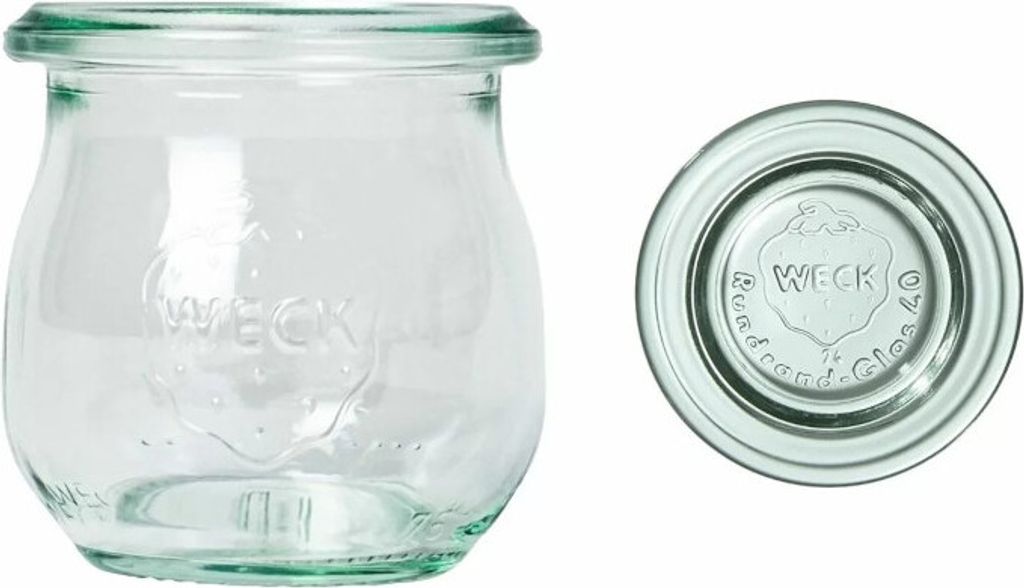 WECK TULIP Glas mit Deckel 75 ml 12 Stück Produktbild 