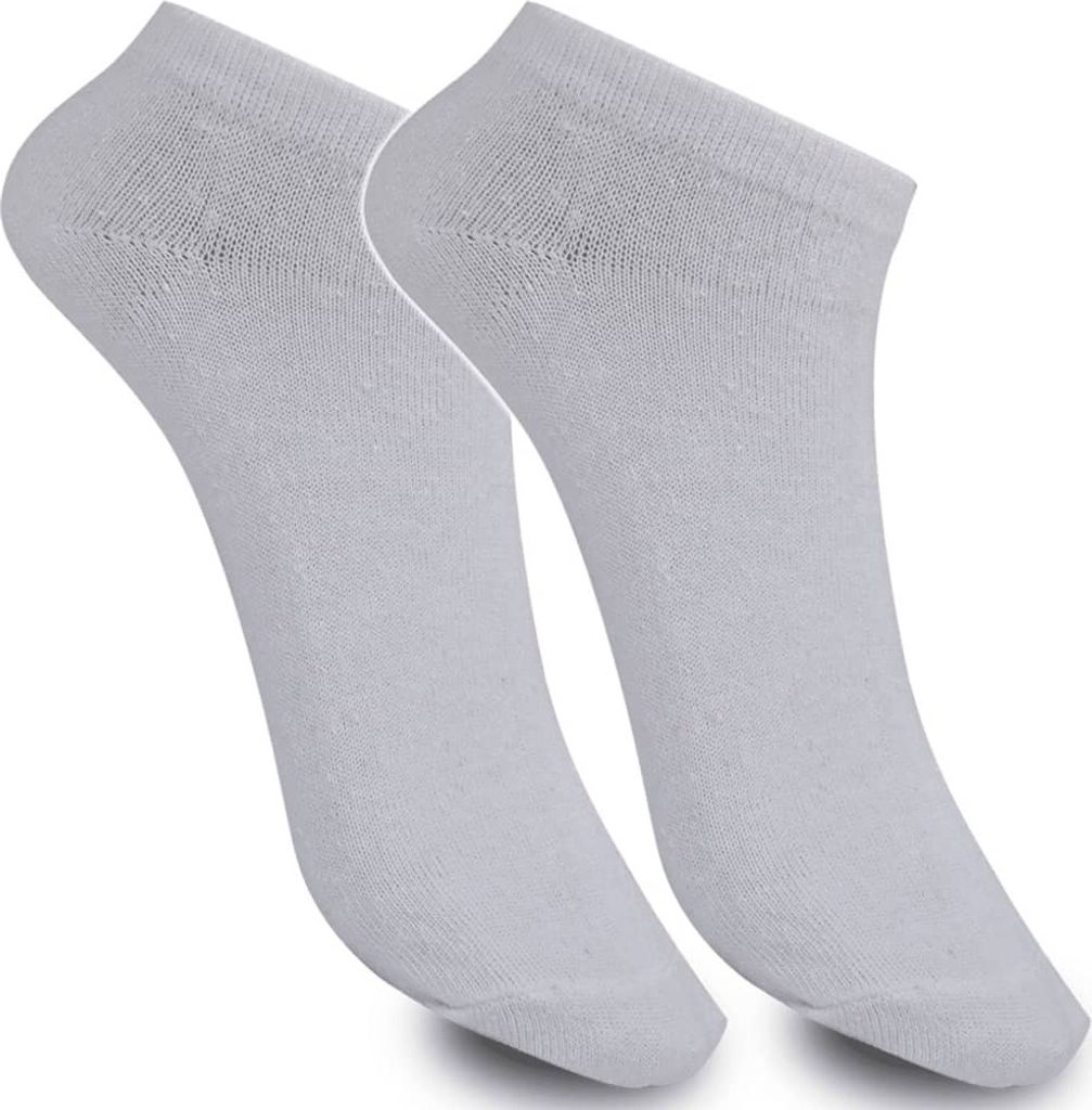 vidaXL Sneaker-Socken 39-42 Weiß 24 Paare Produktbild 