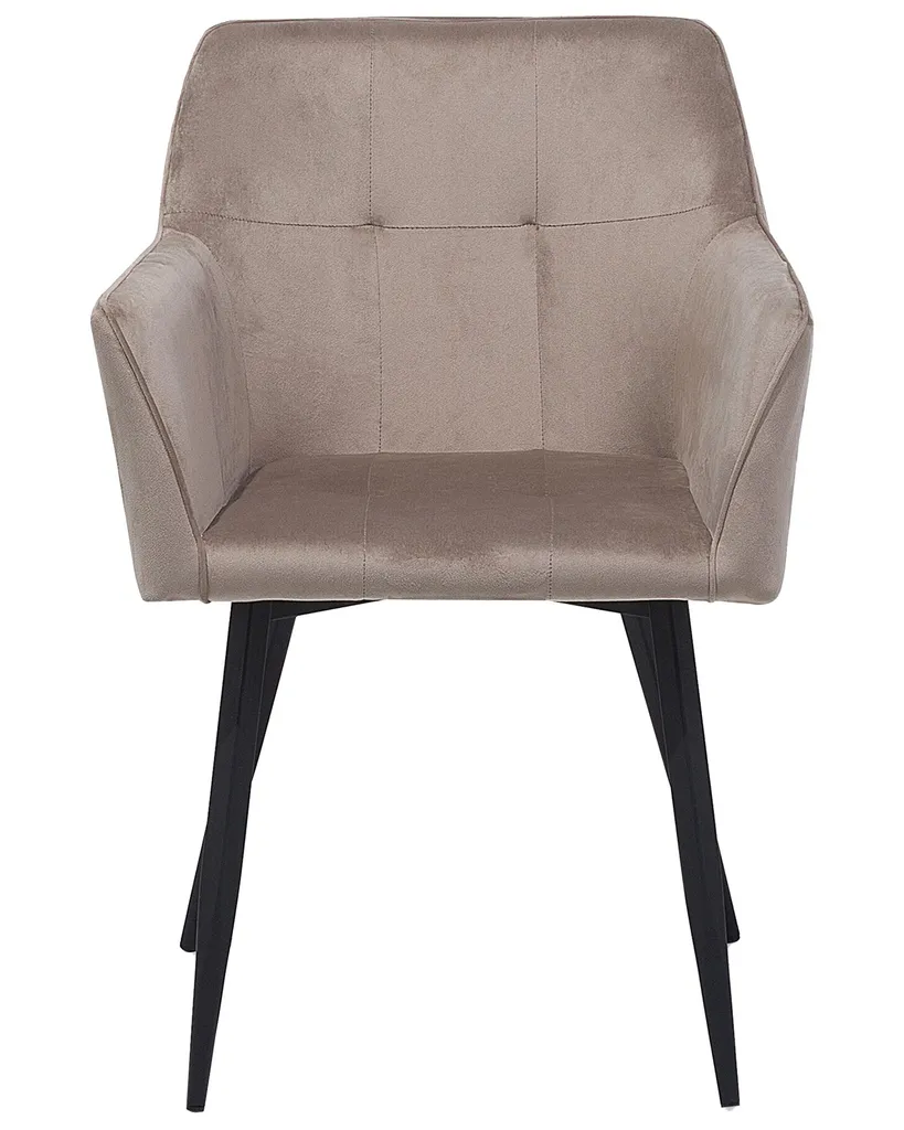 Tabouret de cuisine argenté lot de 2 avec repose-pieds métal BELIANI