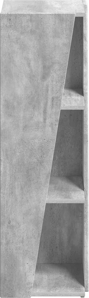 Étagère latérale 100 cm béton gris pour optimiser vos petits espaces