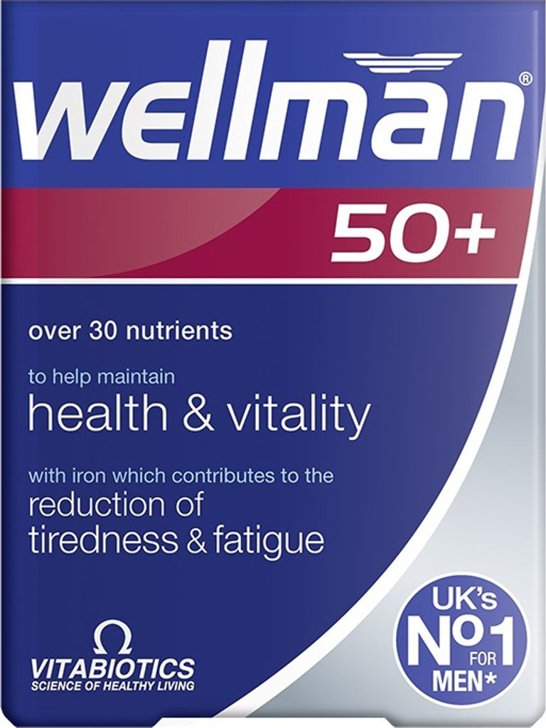 Vitabiotics Wellman 50+ dla mężczyzn po 50. roku życia, 30 Produktbild 