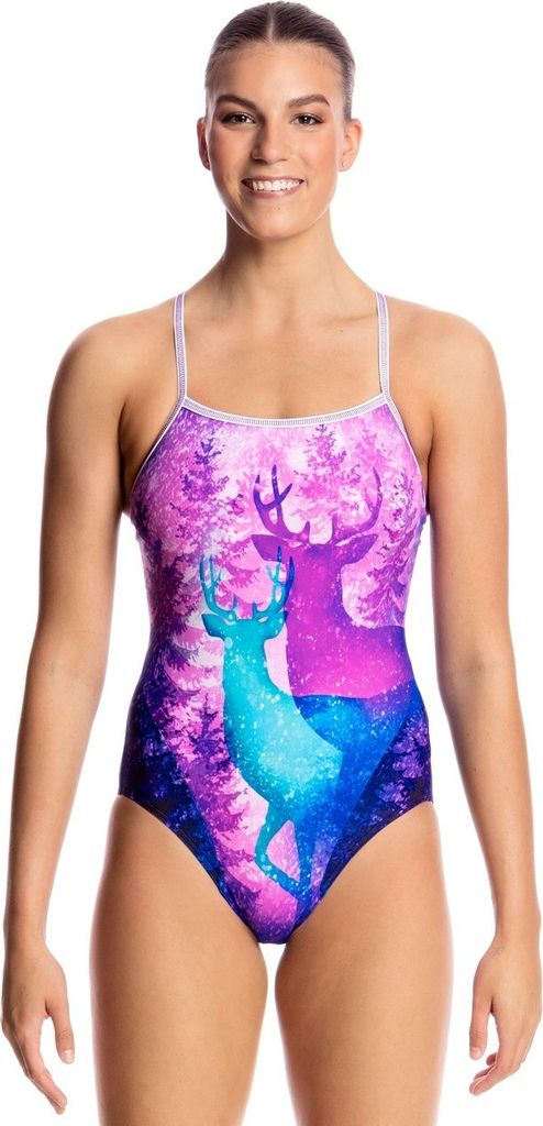 Funkita Damen Badeanzug Forest Fawn, Größe:38