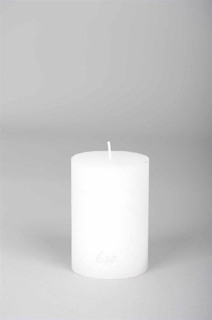 Rasteli Luz Your Senses Stumpenkerze Weiß D 7 cm H 10 cm Sonderangebot pro 2 Stück