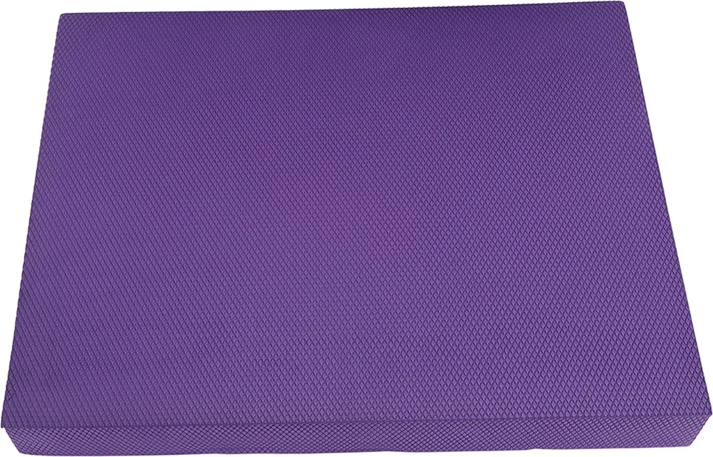 Tapis d'équilibre en TPE violet antidérapant pour fitness et yoga