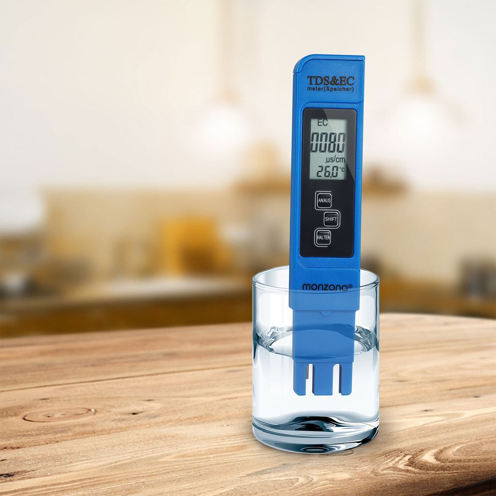 MONZANA® 3 in 1 TDS EC PH Messgerät Digitaler Wassertester Produktbild 7