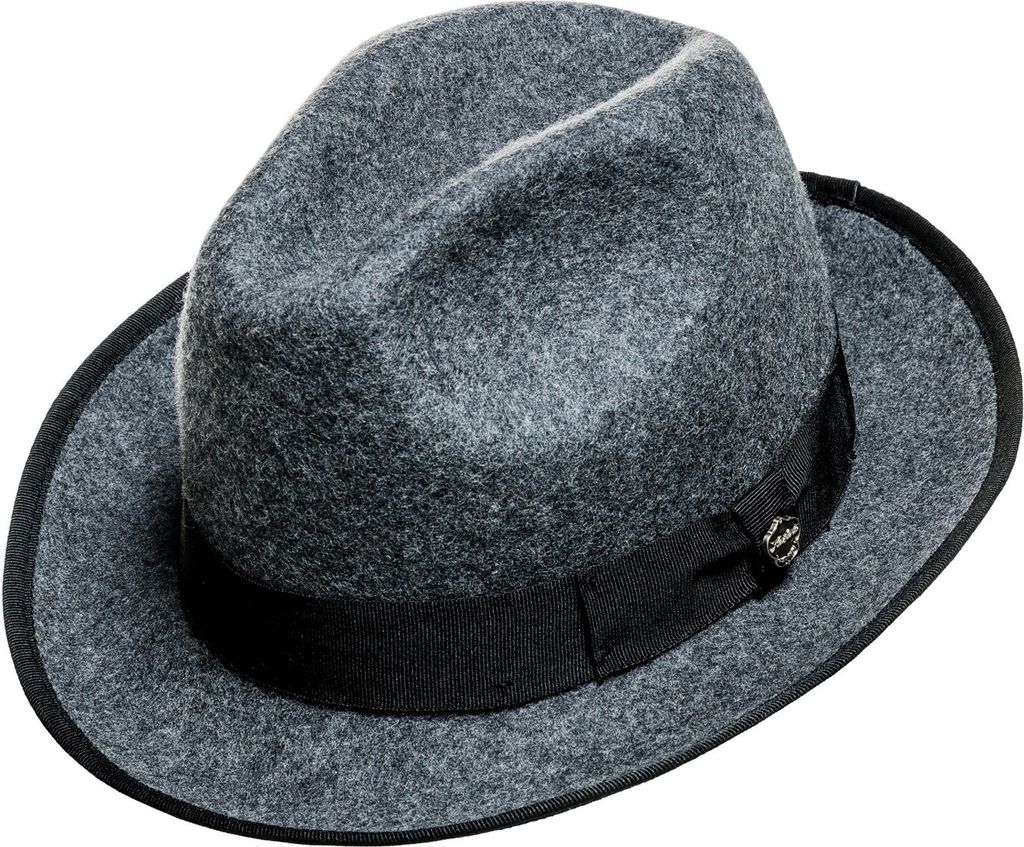 Kastori Western Wollhut Filzhut Herren Damen Edel & Elegant »Nelio« Grau