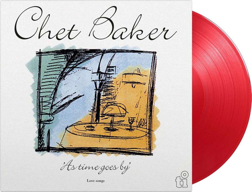 Chet Baker (1929-1988): As Time Goes By - Love Songs (180g) (Limited Numbered Edition) (Translucent Red Vinyl)