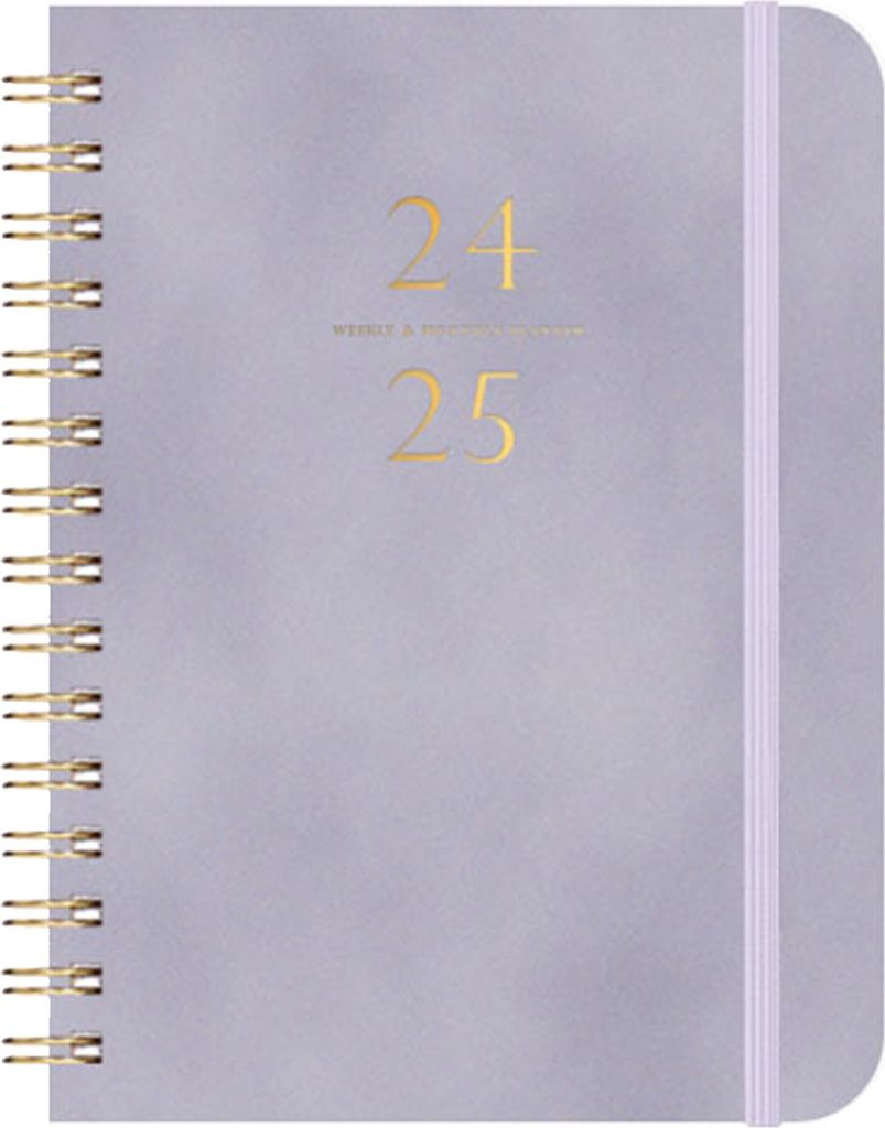 Akademisches Jahres-Wochen-Monatsplaner-Notizbuch, Spiral-Design, dickes Papier, kein Ausbluten der Tinte, Tagesjournal, Kalender-Notizbuch