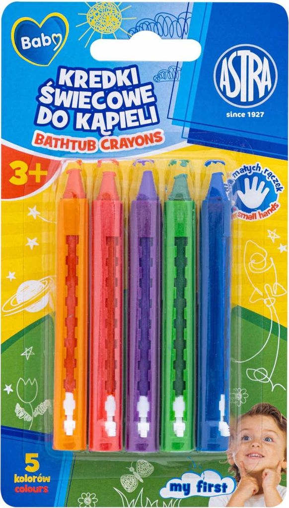 Astra Baby-Kerzenmalstifte 5 Farben 316023004 Produktbild 